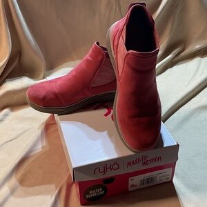 Ryka Women's Red Ankle Booties